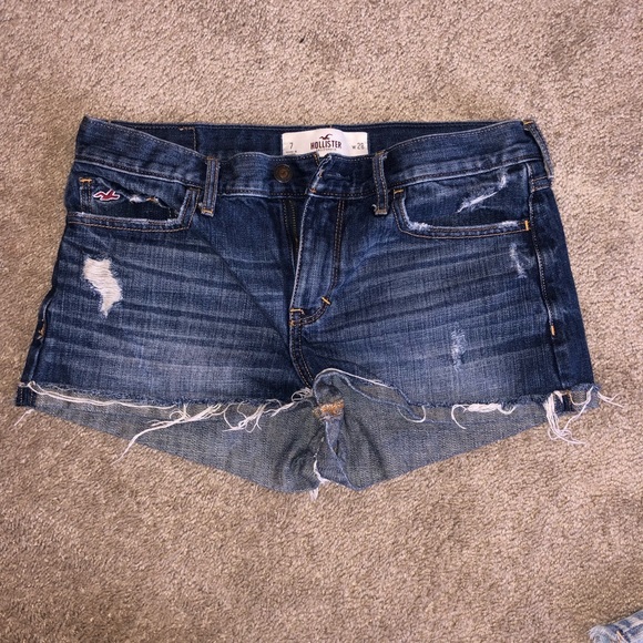 Hollister Distressed Denim Shorts (Two Pairs) - Picture 4 of 5